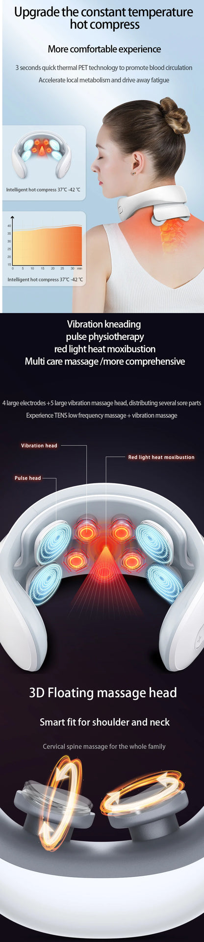Nekora Smart Heated Neck Massager