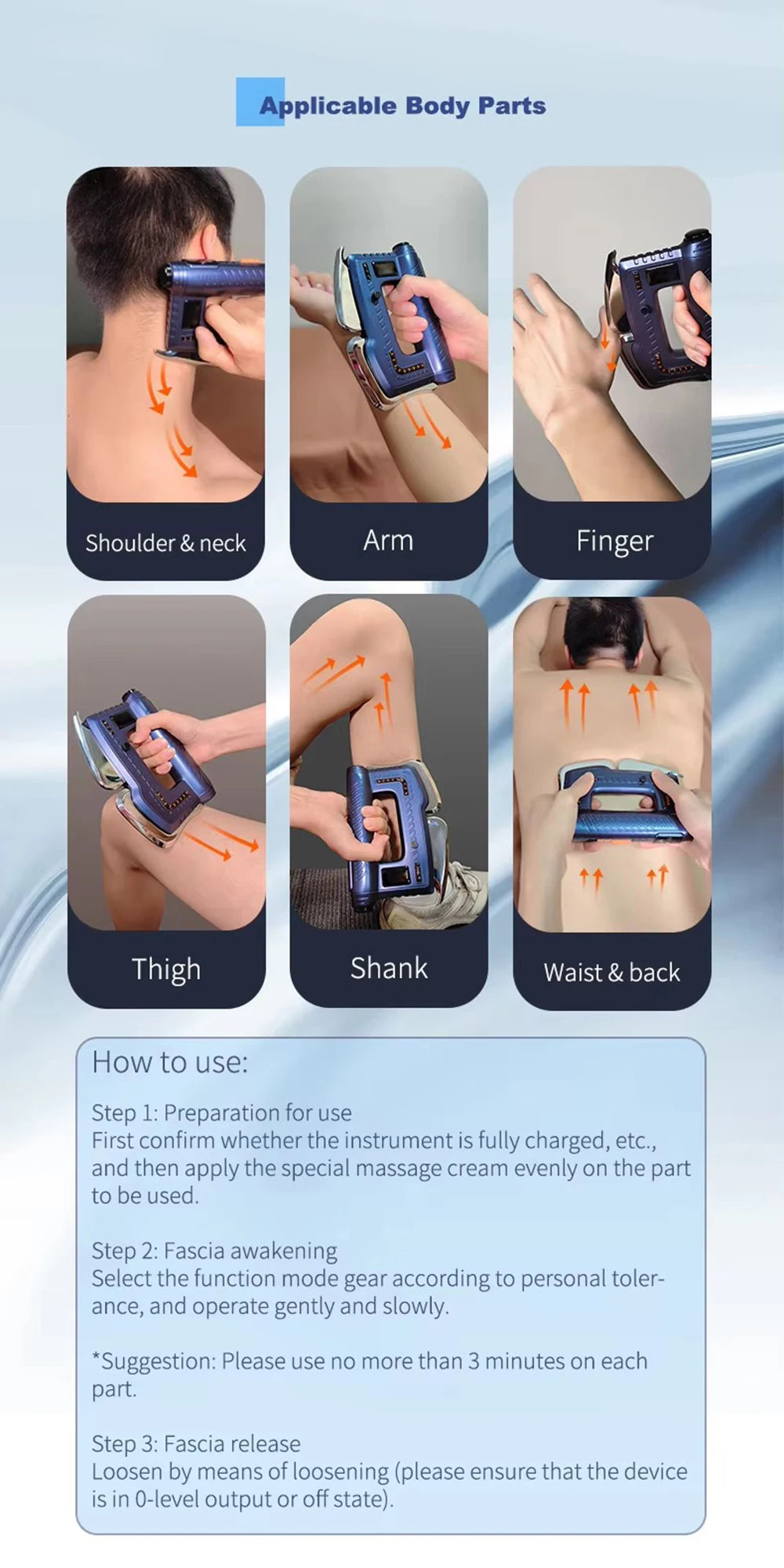 Nekora Heated Fascia Scraper Massager