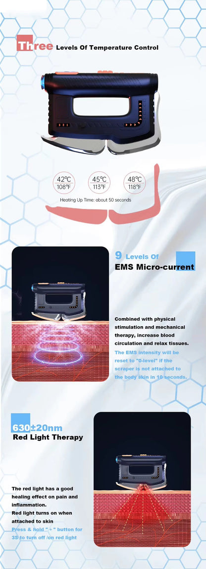 Nekora Heated Fascia Scraper Massager